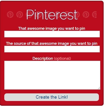 Sharing link genetaror Pinterest box Sharing link genetaror Pinterest box