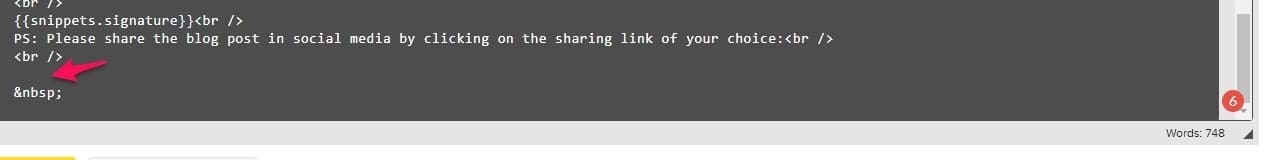 source in drip 1 Where to add code to source view in Drip