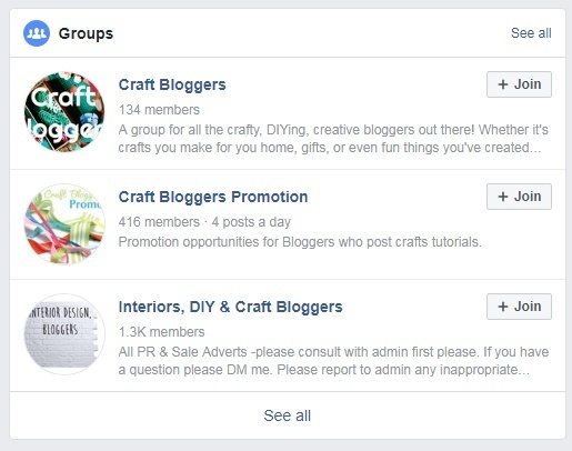 craft blogger facebook groups Craft blogger facebook groups