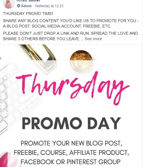 facebook group promo thread image Facebook Group Promo Thread