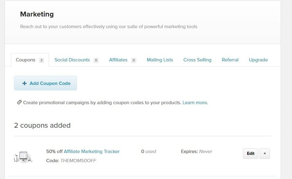adding coupons in payhip Where to sell your first digital product