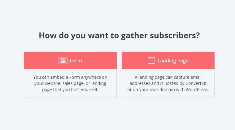 ConvertKit Forms and Landing Pages