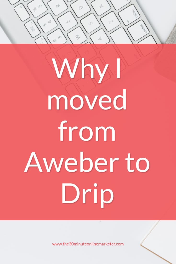 Why I moved from Aweber to Drip