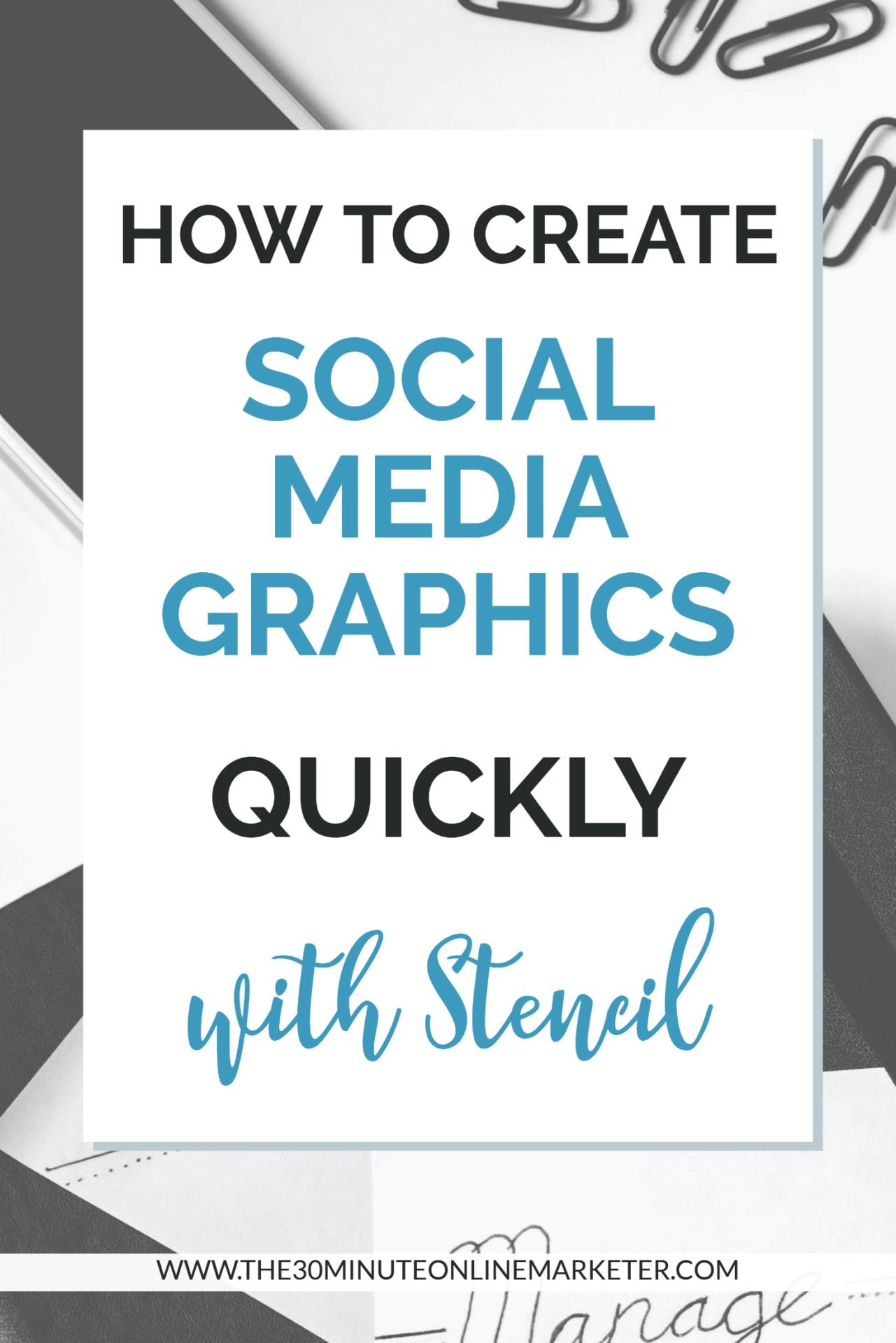 How to create social media graphics quickly with stencil