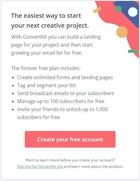 Start an email list without a website
