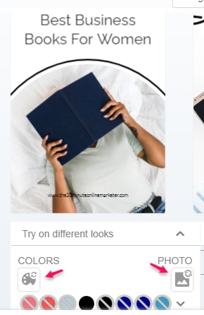 Changing the look of a pin in Tailwind Create