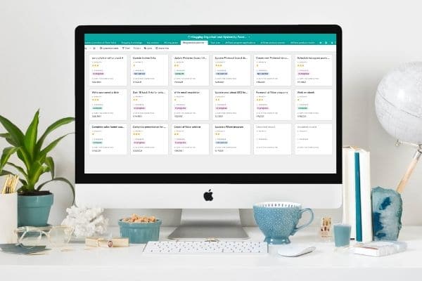 Blog Boss Organisational System