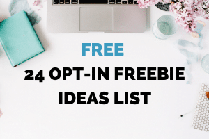 Opt-in freebies list