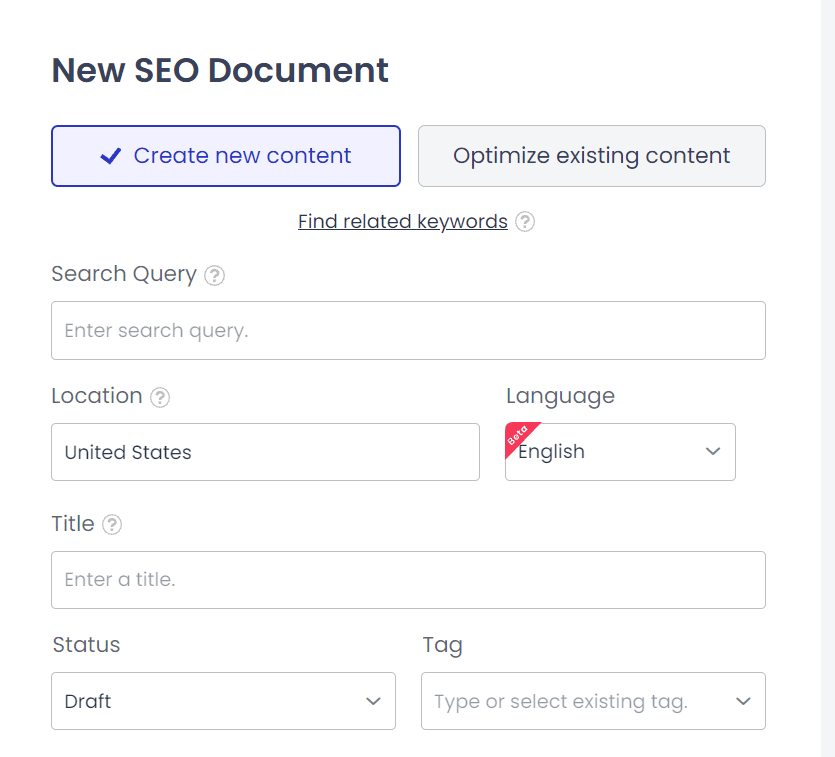 New Outranking Document