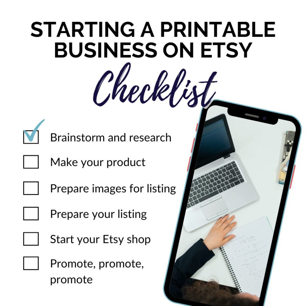 How to make printables to sell on Etsy: Start a printables business to make